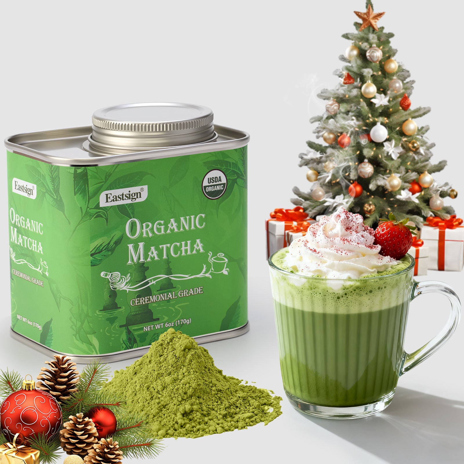 Organic Ceremonial Matcha Powder (Tin)