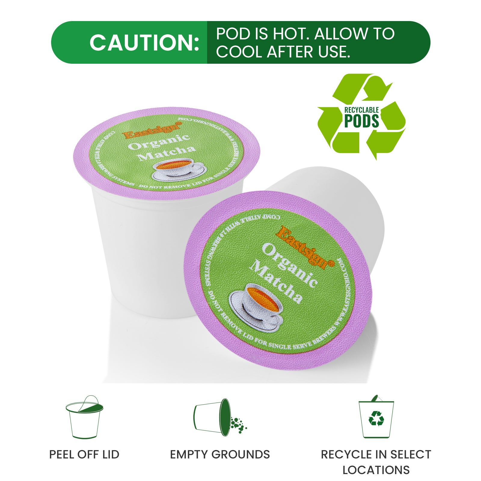 Organic Matcha K-Cup Pods