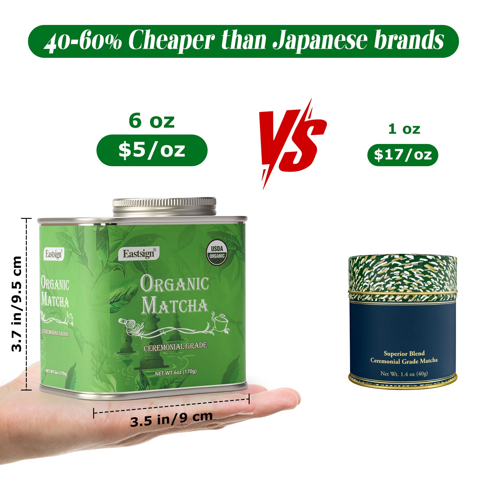 Organic Ceremonial Matcha Powder (Tin)
