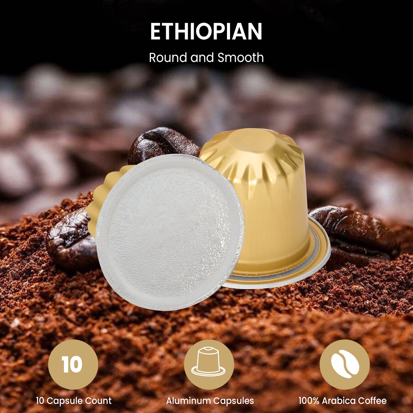 Eastsign's Chai Tea Pods,Chai Tea Capsules for Nespresso, Rich Masala Spice Blend(No Milk/Sugar Added), Compatible with Original Nespresso Machine, Recyclable Single Serve Tea Pods,10ct