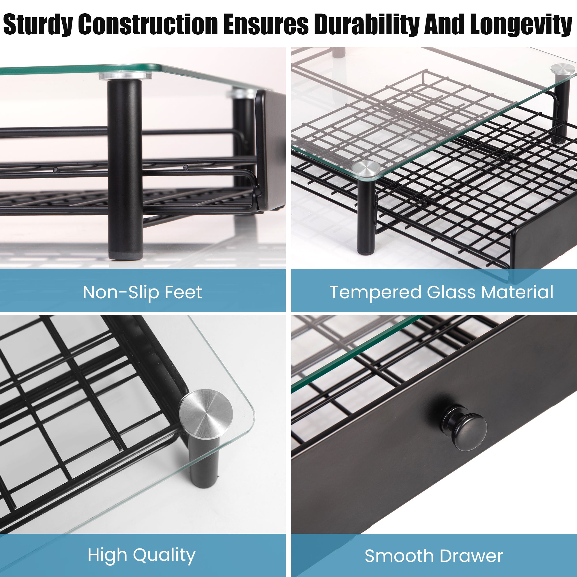 Vertuo Pod Drawer - Tempered Glass