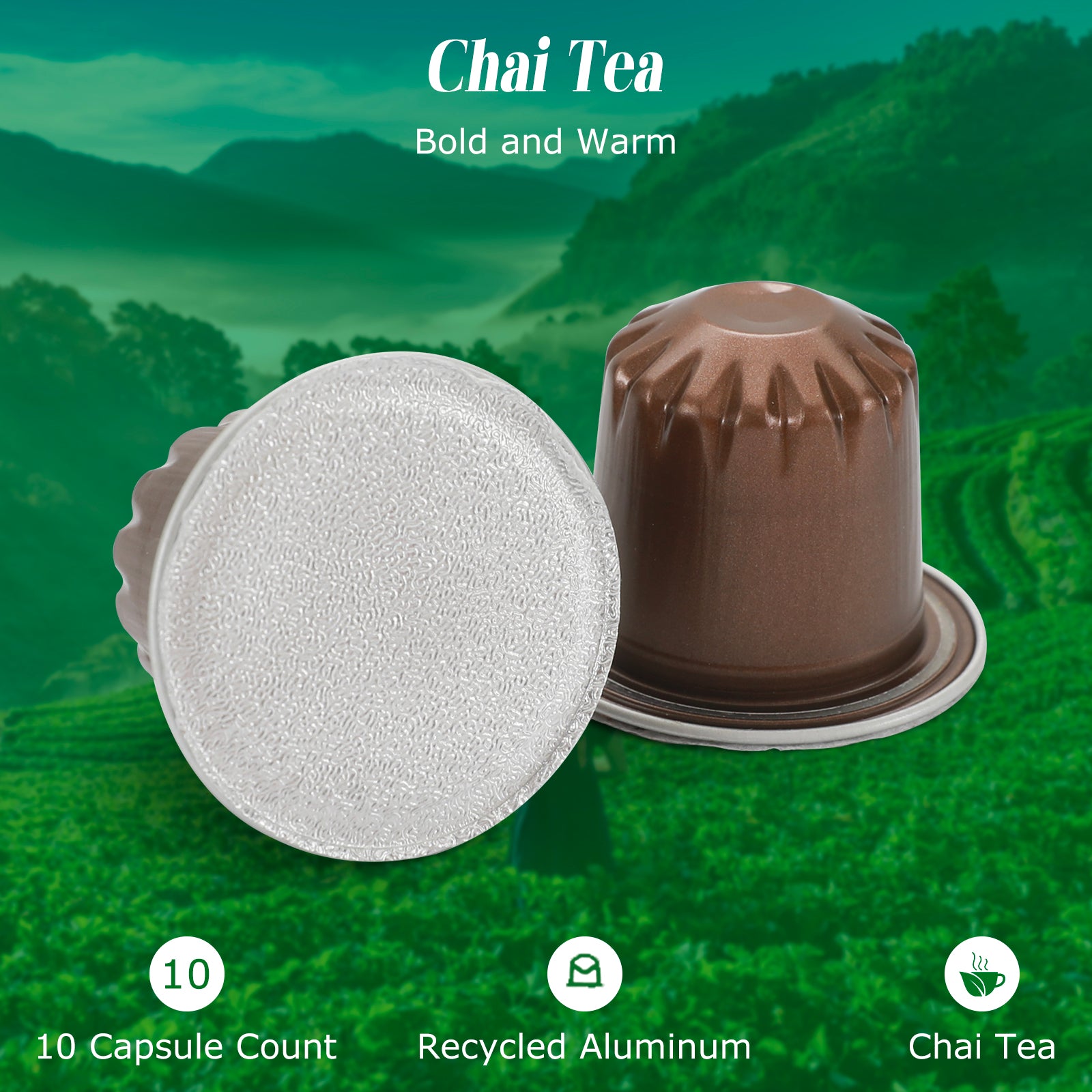 Chai Tea Capsules for Nespresso Original
