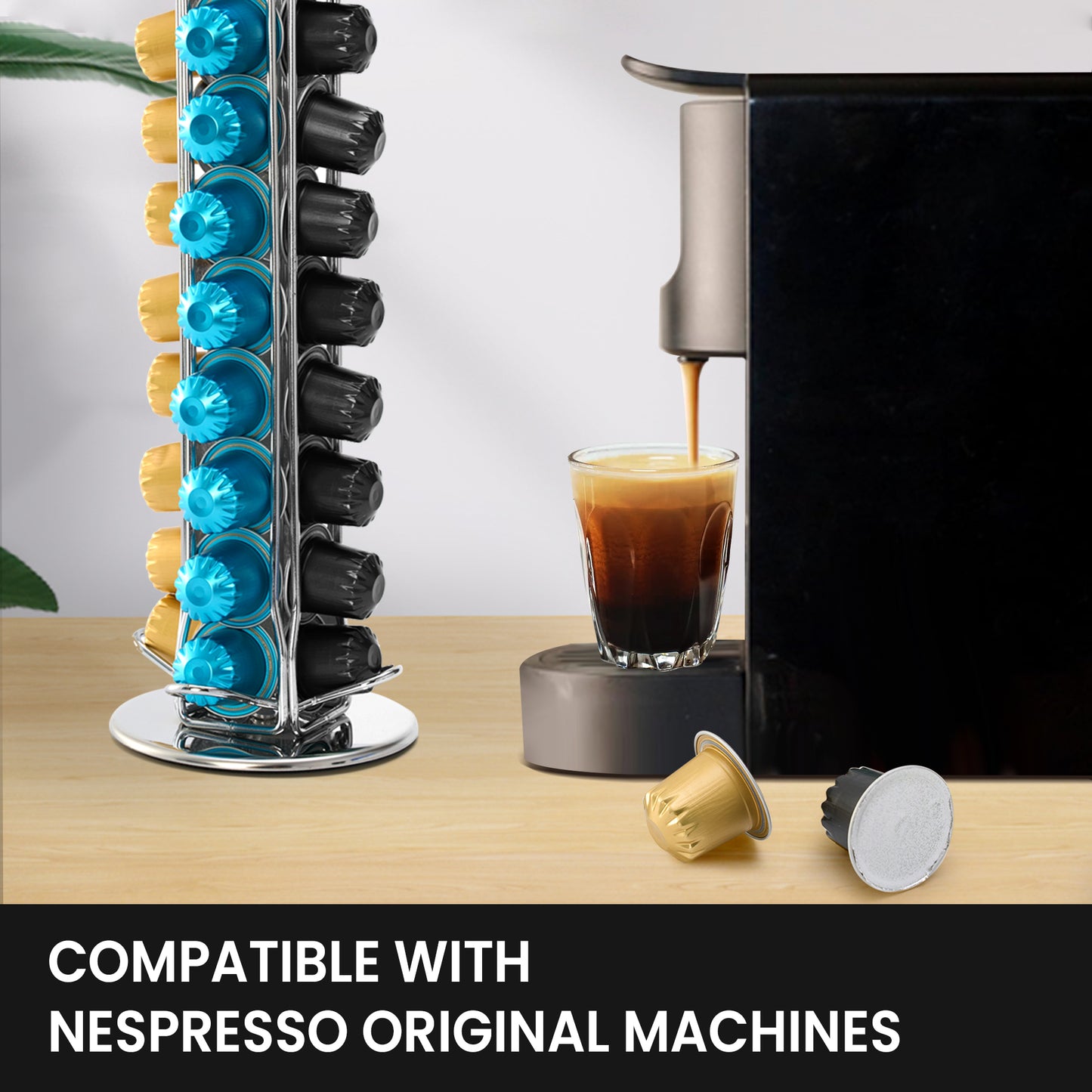 Eastsign's Chai Tea Pods,Chai Tea Capsules for Nespresso, Rich Masala Spice Blend(No Milk/Sugar Added), Compatible with Original Nespresso Machine, Recyclable Single Serve Tea Pods,10ct